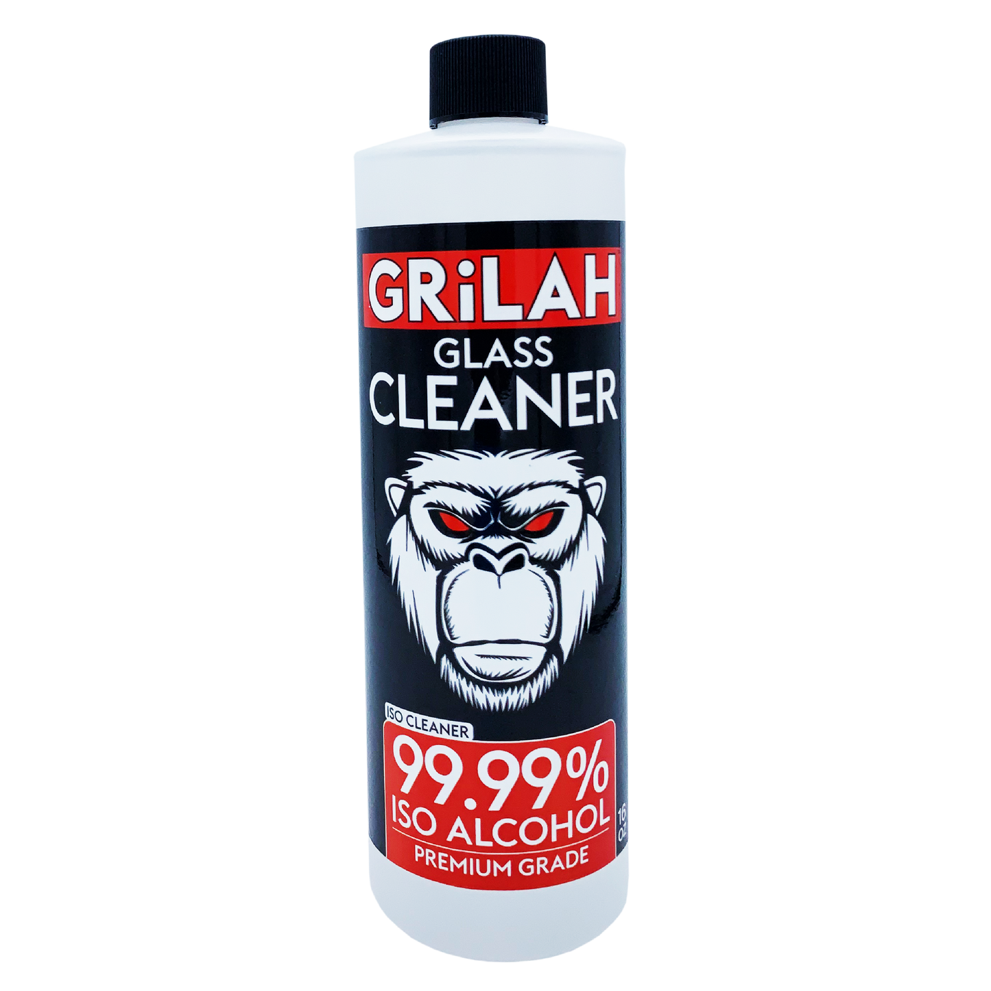 A bottle of grilah iso 99% cleaner